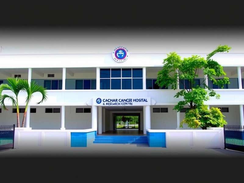 Map location of Cachar Cancer Hospital